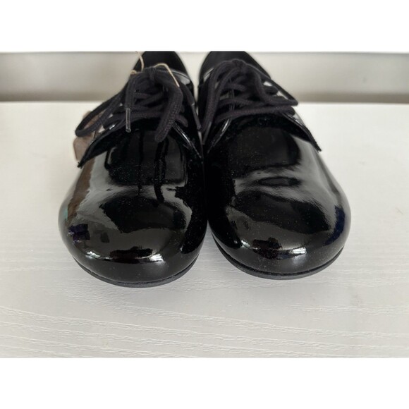 Birkenstock Saunders Natural Leather Lace Up Shoe Black Size 37/L6 M4 US Narrow - Picture 4 of 6